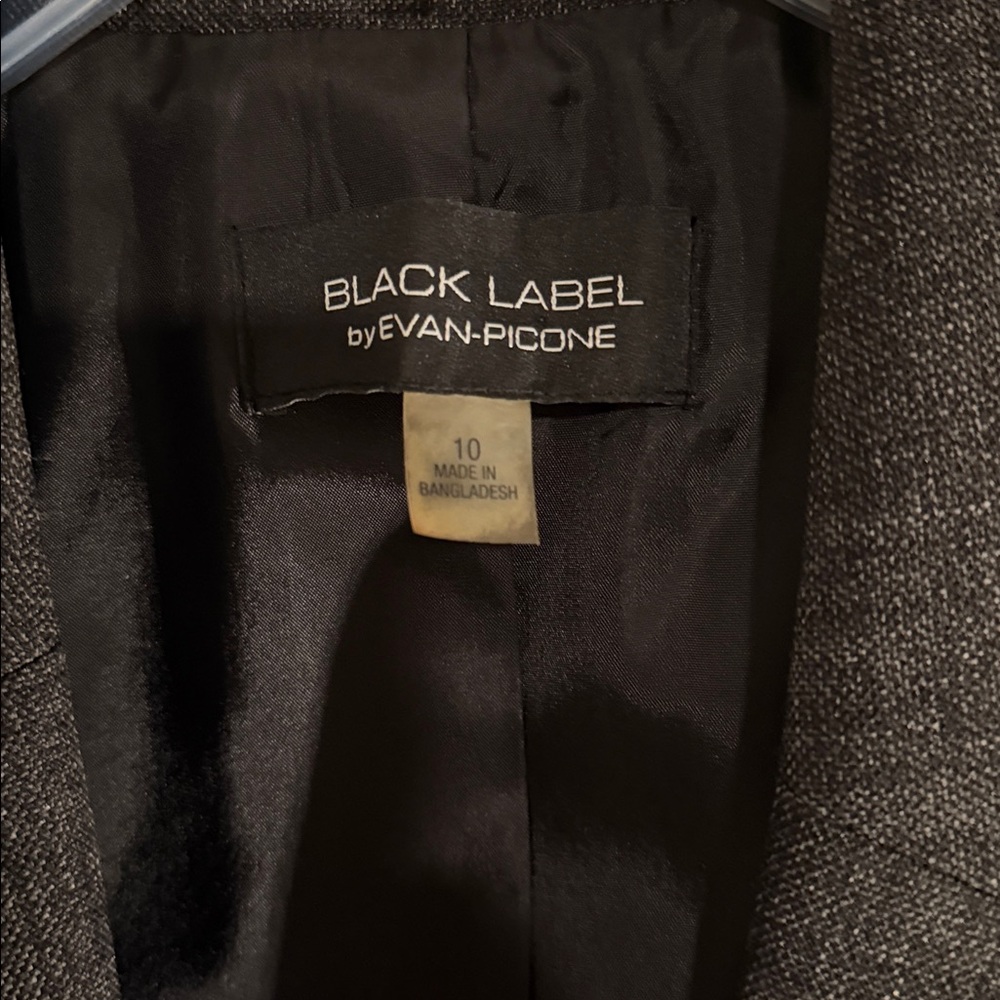 Black Label Women's Charcoal Blazer - Picture 4 of 5